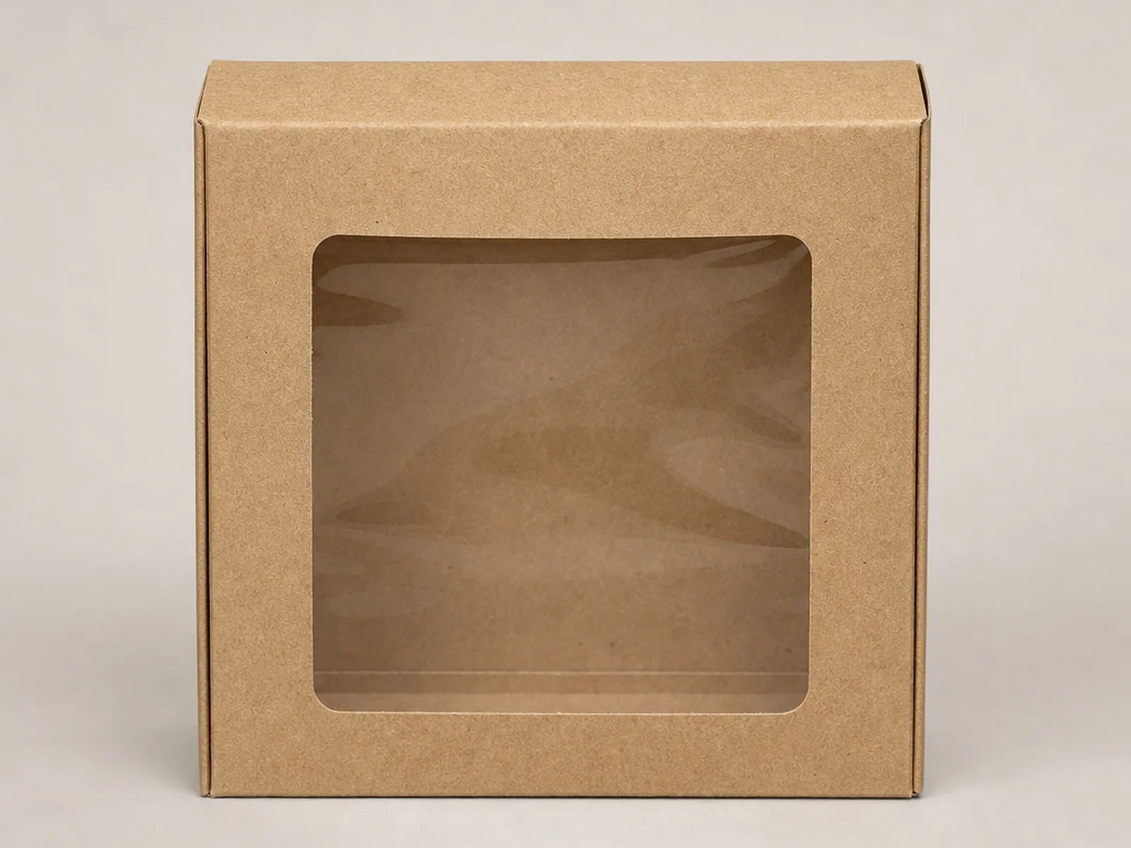 Kraft Window Boxes produced by GetPrintedBox