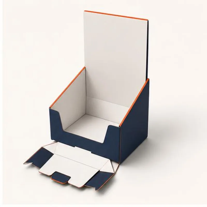 1-2-3 Bottom Display Lid Boxes — shown open to reveal the interior