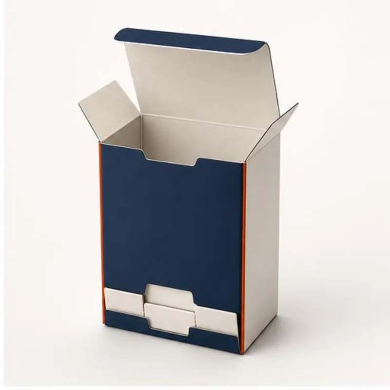 1-2-3 Bottom Tuck Top Boxes — shown open to reveal the interior