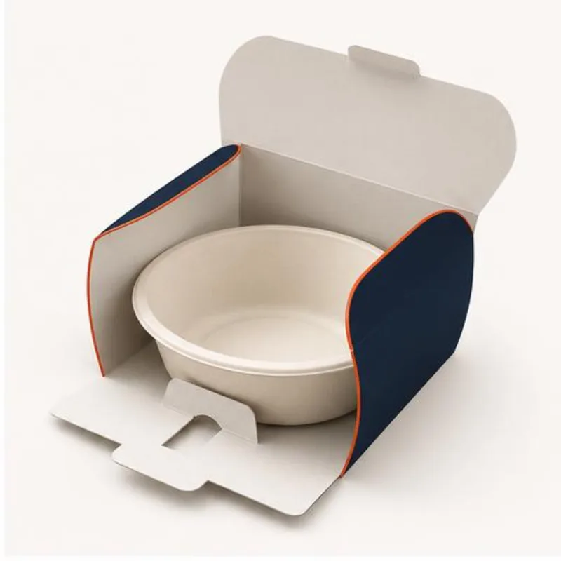 Bowl Sleeve Boxes — shown open to reveal the interior