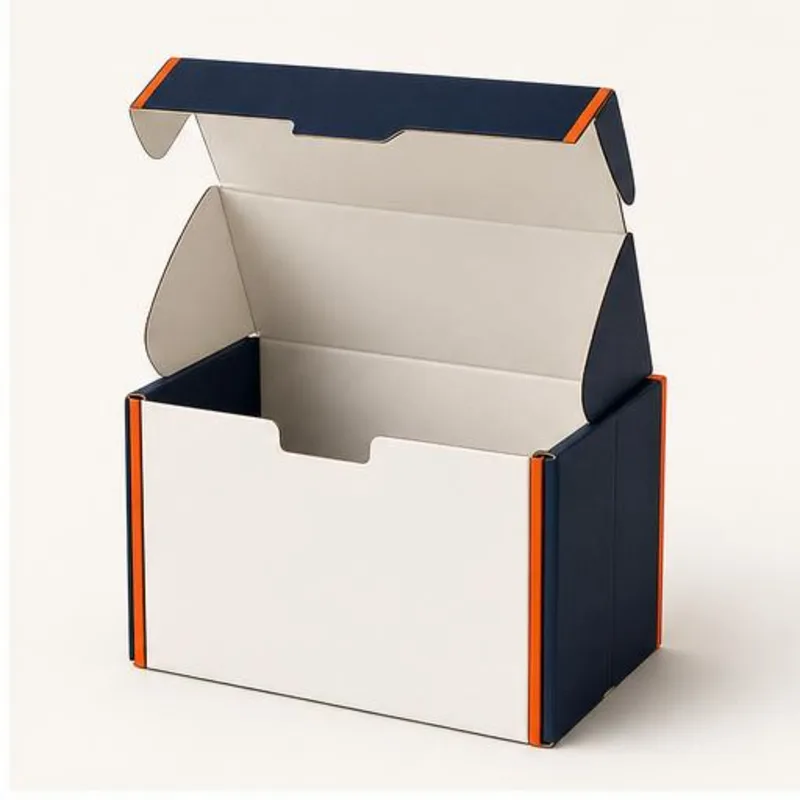 Double Wall Tuck Top Boxes — shown open to reveal the interior
