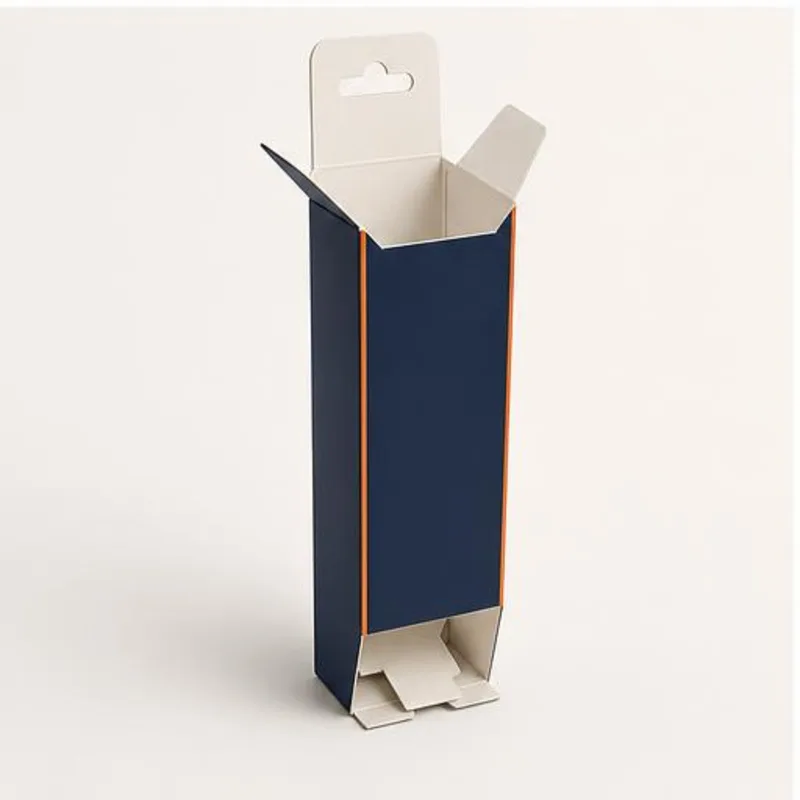 Five Panel Hanger Auto Bottom Boxes — assembly and construction view
