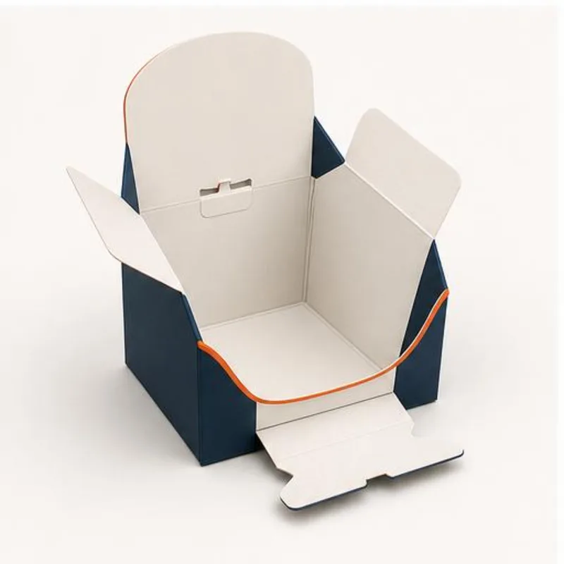 French Fry Boxes — assembly and construction view