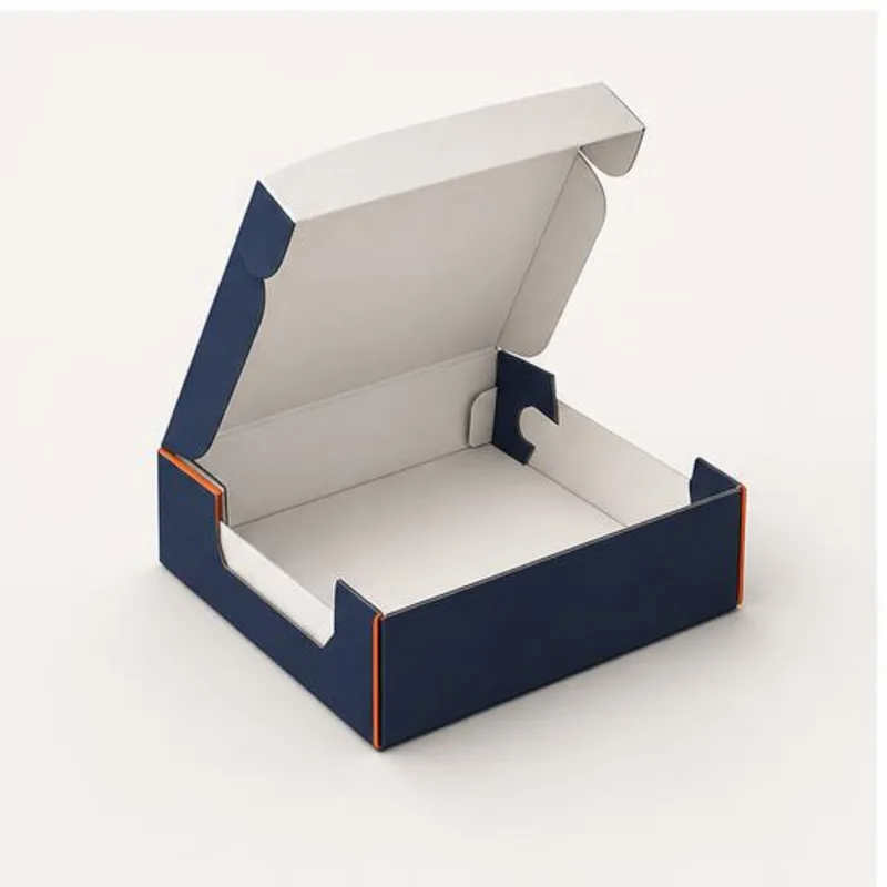 Self Lock Cake Packaging Boxes — assembly and construction view