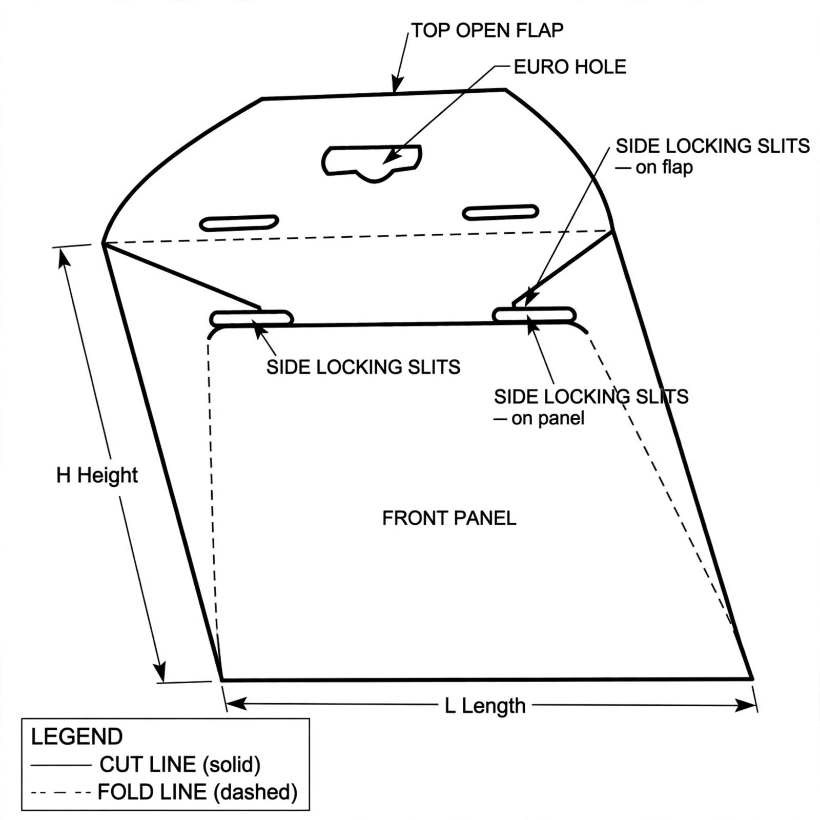 Disk Folder Boxes box template