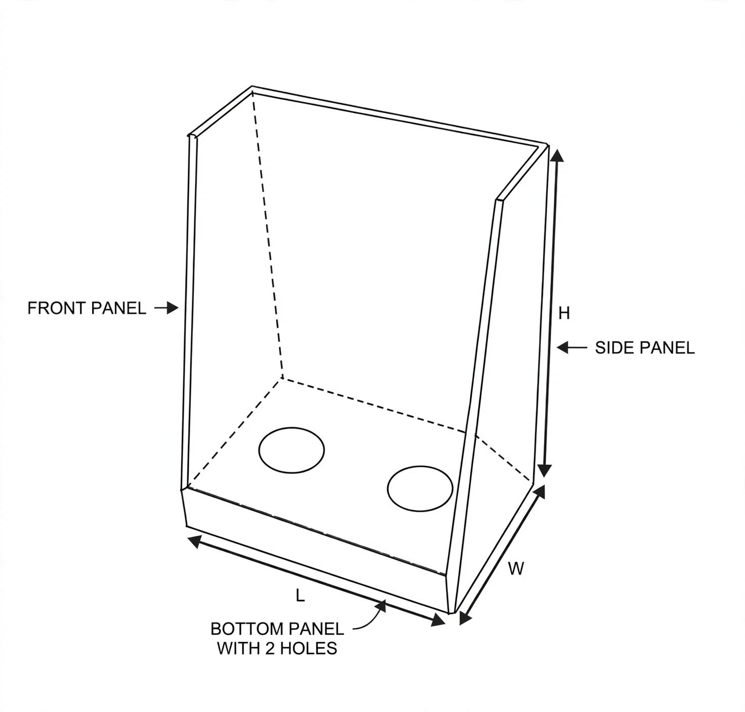 Display Boxes With Punch Partition box template