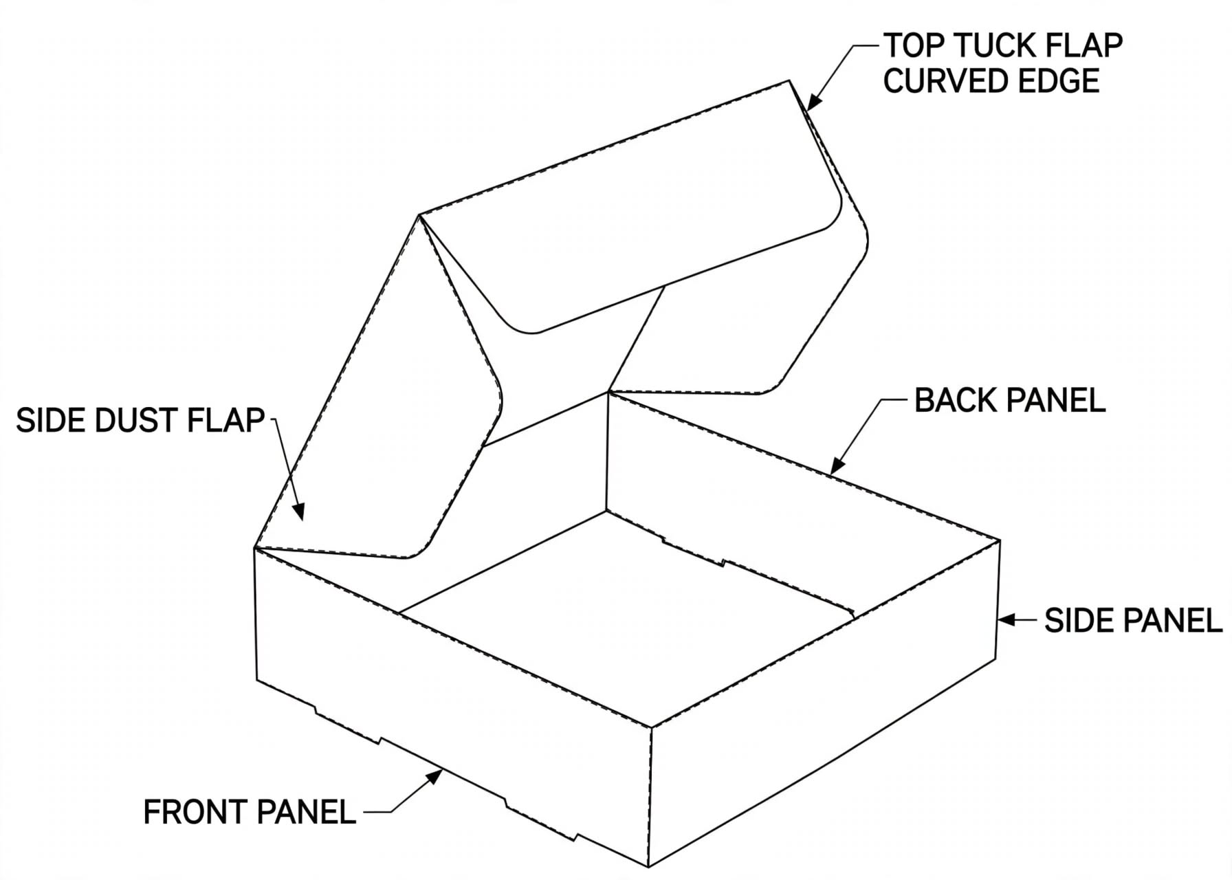 double wall tray lid boxes 1