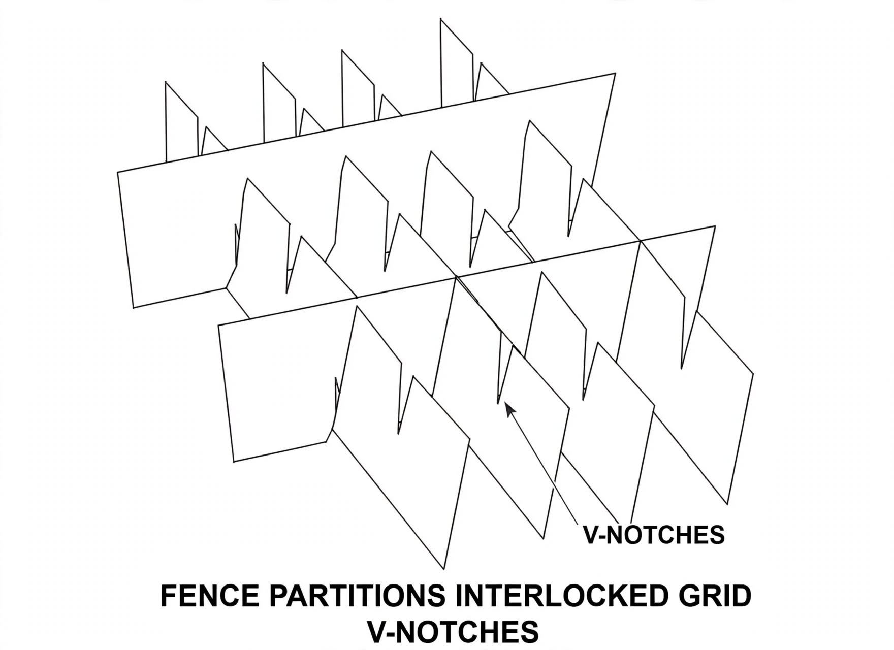 fence partitions boxes