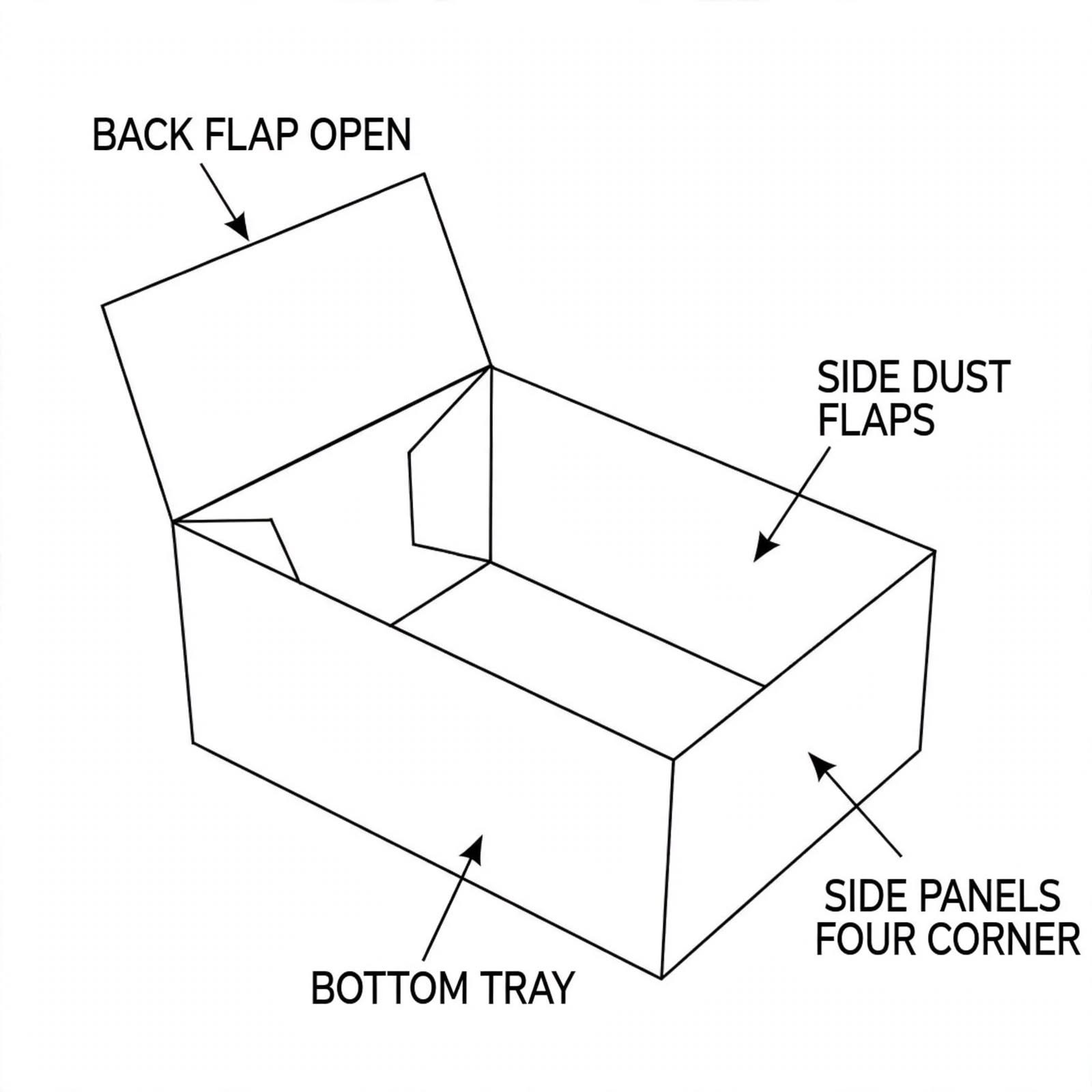 four corner tray boxes 1