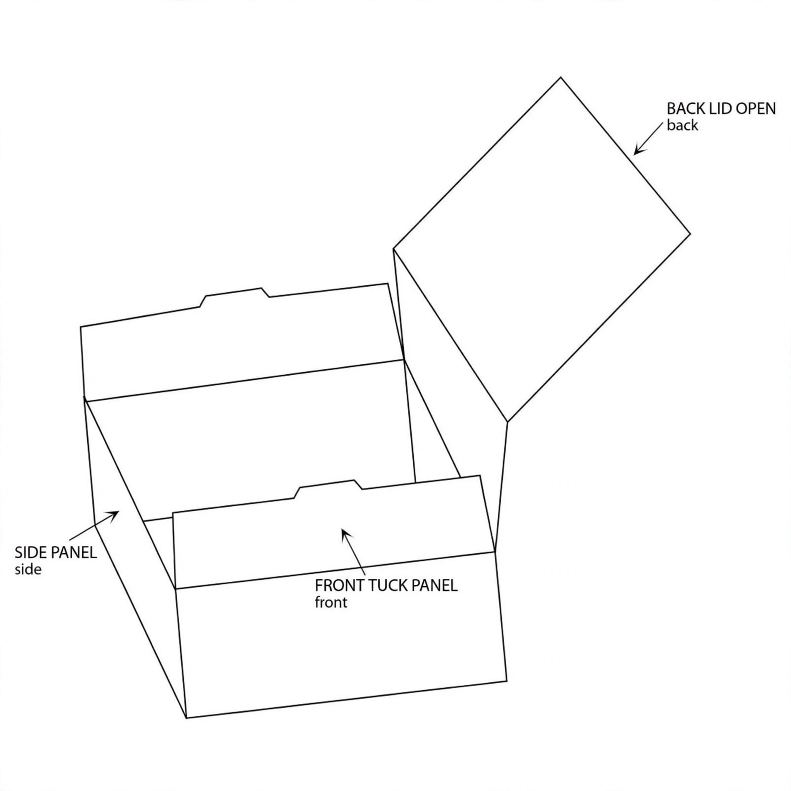 full flat double tray boxes