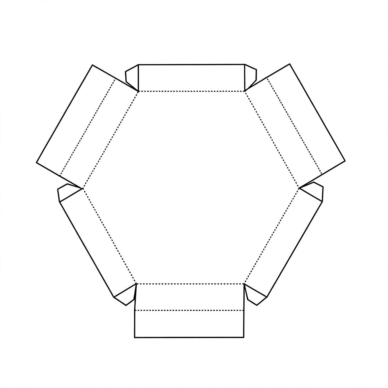 hexagon tray box 1