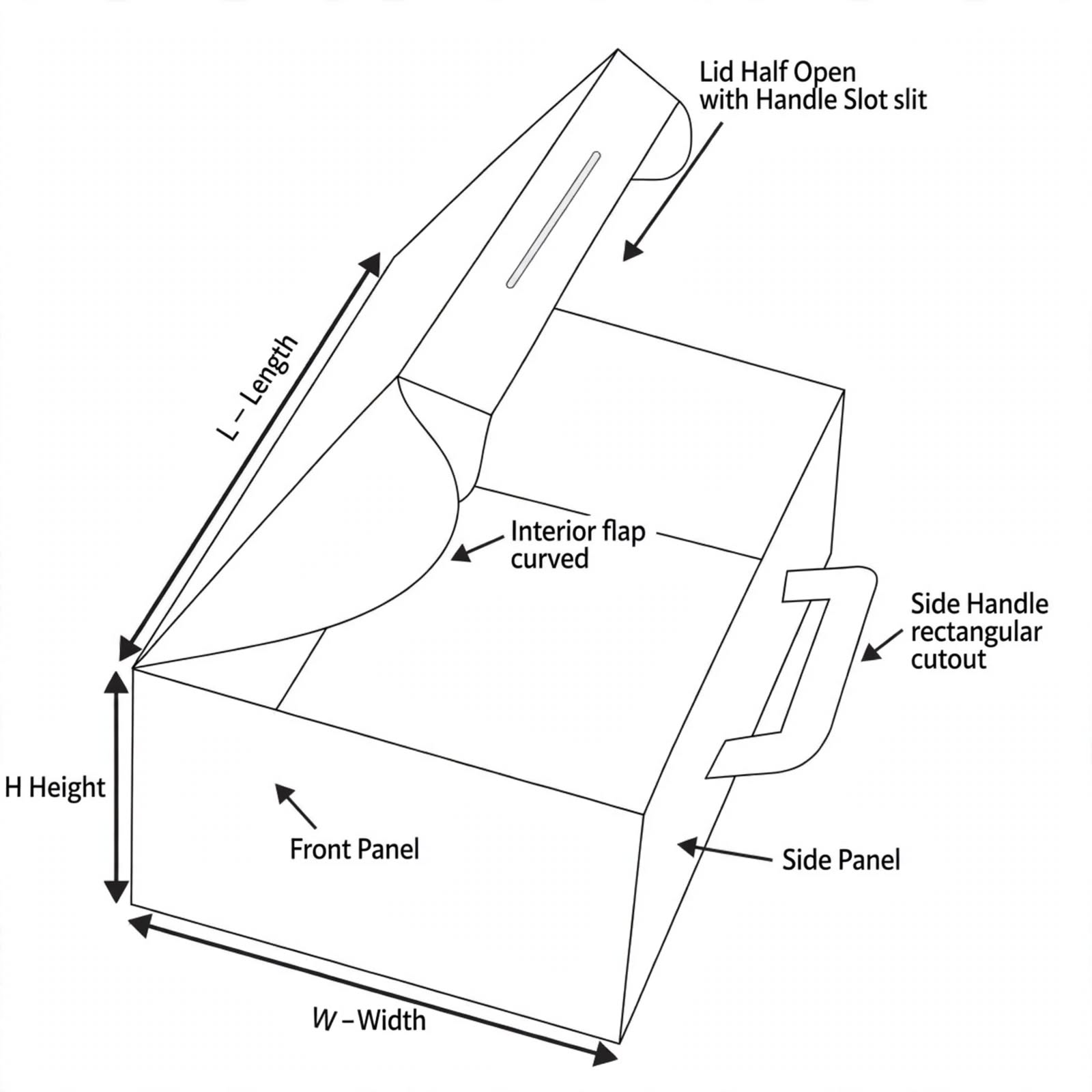 mailer boxes with handle